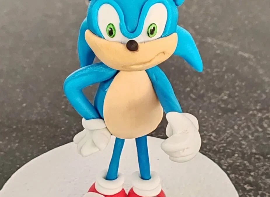Modelage en pâte à sucre Sonic