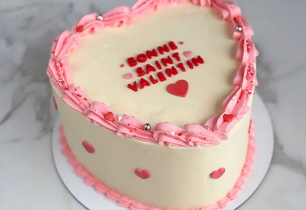 Layer Cake Coeur Saint Valentin
