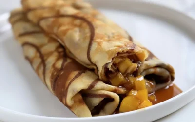 Crêpes Tourbillon Faciles Pomme Caramel